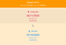 Tờ lịch cũ – Ứng dụng xem lịch âm, lịch dương và chuyển đổi âm dương lịch Tờ lịch cũ - Công cụ chuyển đổi âm dương lịch