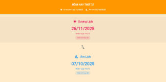 Tờ lịch cũ – Ứng dụng xem lịch âm, lịch dương và chuyển đổi âm dương lịch Tờ lịch cũ - Công cụ chuyển đổi âm dương lịch