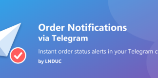 WordPress plugin: lnduc Order Notifications via Telegram