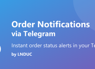 WordPress plugin: lnduc Order Notifications via Telegram